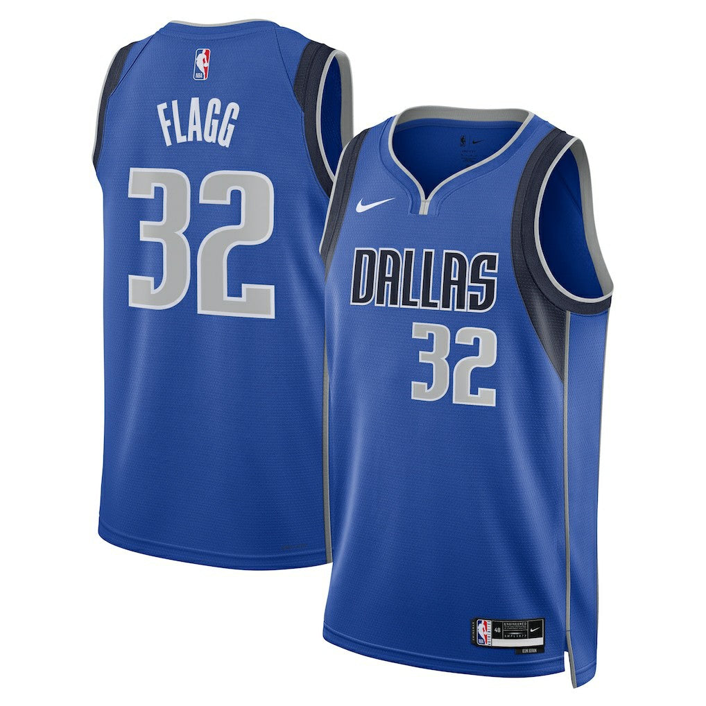 Nike Cooper Flagg Dallas Mavericks Unisex 2025 NBA Draft First Round Pick Swingman Jersey Icon Edition Blue