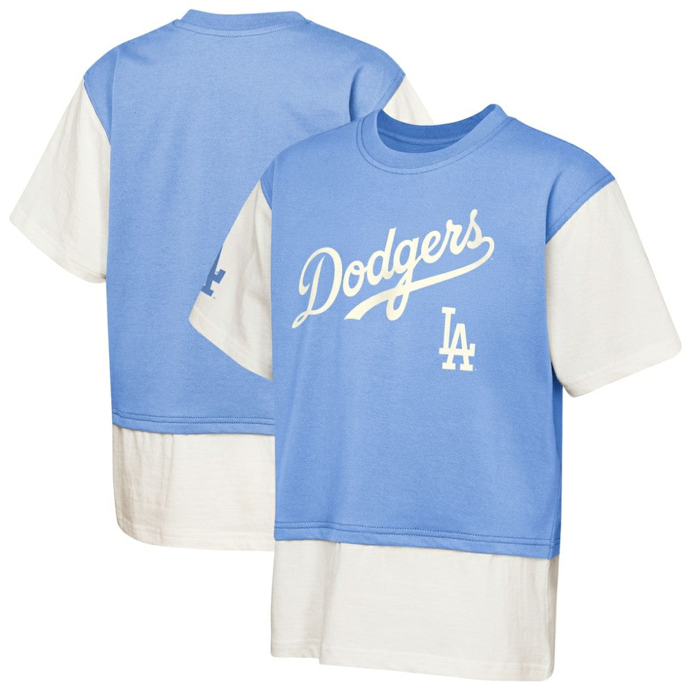 Los Angeles Dodgers Outerstuff Youth Ultimate Pastels Premium Double Run T-Shirt Discount