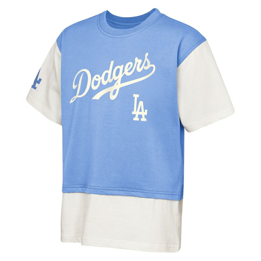 Los Angeles Dodgers Outerstuff Youth Ultimate Pastels Premium Double Run T-Shirt Discount