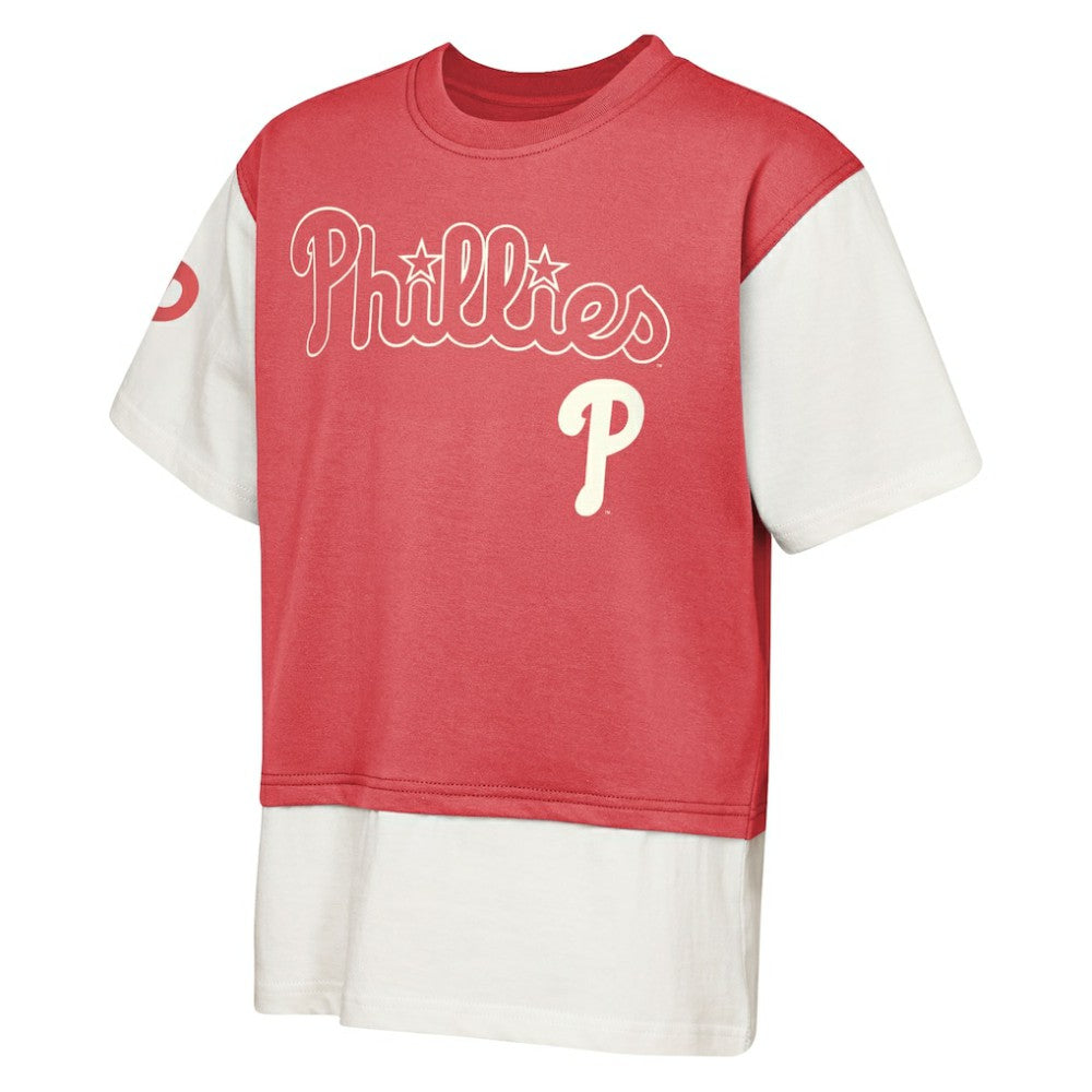 Philadelphia Phillies Outerstuff Youth Ultimate Pastels Premium Double Run T-Shirt Online