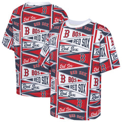 Boston Red Sox Outerstuff Youth All-Over Pennant T-Shirt Sale