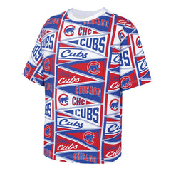 Chicago Cubs Outerstuff Youth All-Over Pennant T-Shirt Sale