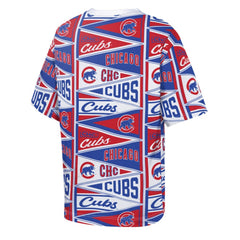 Chicago Cubs Outerstuff Youth All-Over Pennant T-Shirt Sale