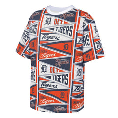 Detroit Tigers Outerstuff Youth All-Over Pennant T-Shirt Sale