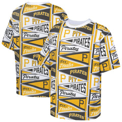 Pittsburgh Pirates Outerstuff Youth All-Over Pennant T-Shirt Discount