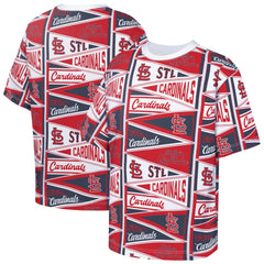 St. Louis Cardinals Outerstuff Youth All-Over Pennant T-Shirt Sale
