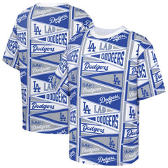 Los Angeles Dodgers Outerstuff Youth All-Over Pennant T-Shirt for sale