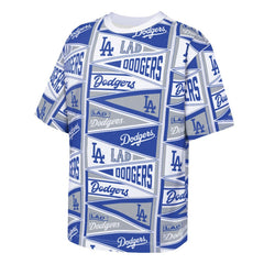 Los Angeles Dodgers Outerstuff Youth All-Over Pennant T-Shirt for sale