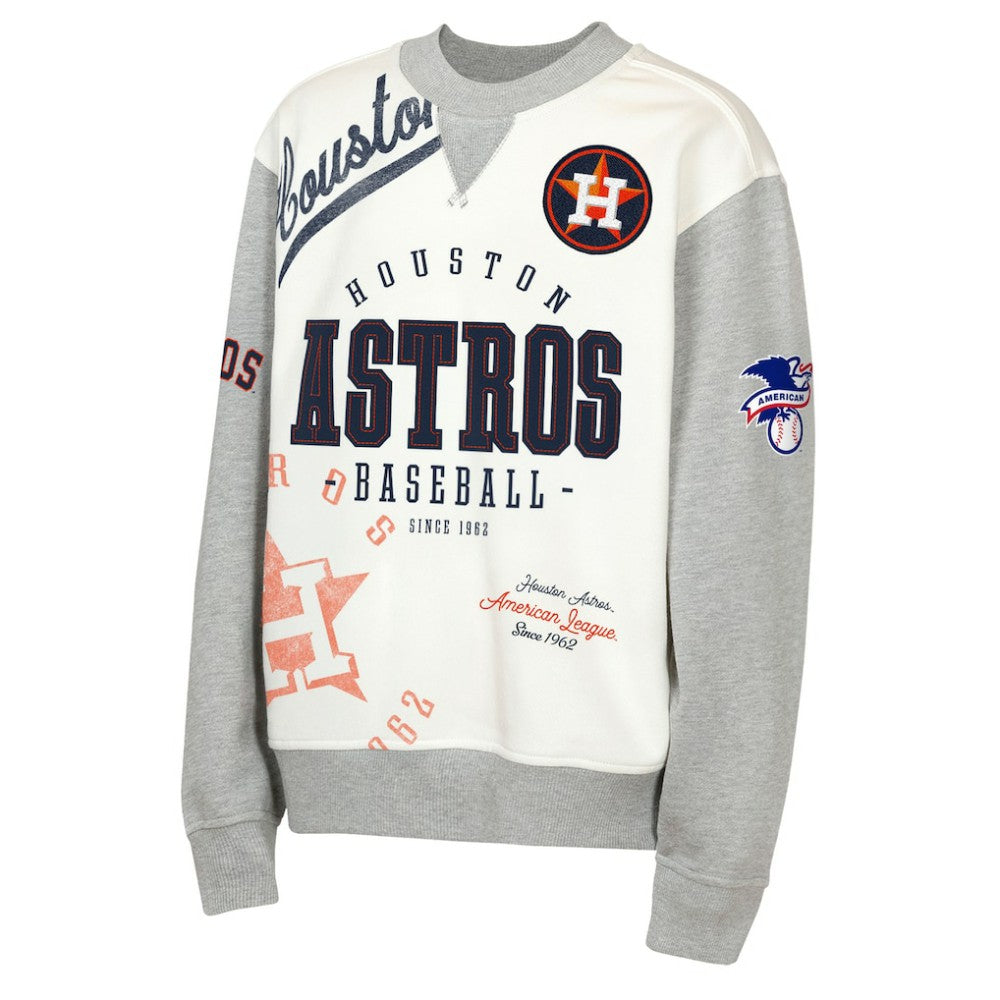 Houston Astros Outerstuff Youth Big League Power Hit Fleece Sweatshirt Outlet
