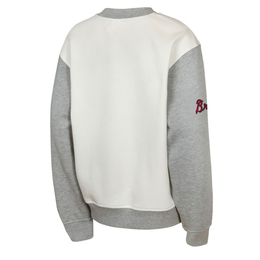 Atlanta Braves Outerstuff Youth Big League Power Hit Fleece Sweatshirt for sale