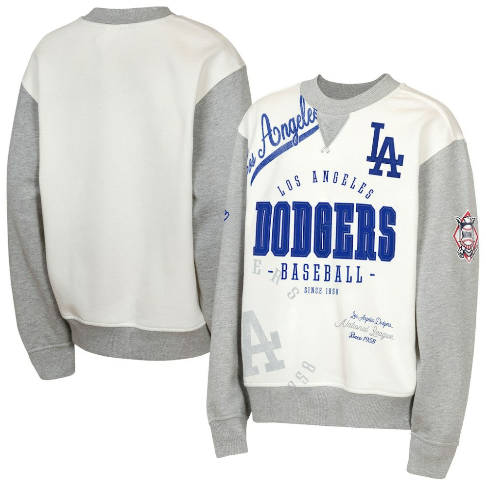 Los Angeles Dodgers Outerstuff Youth Big League Power Hit Fleece Sweatshirt Outlet