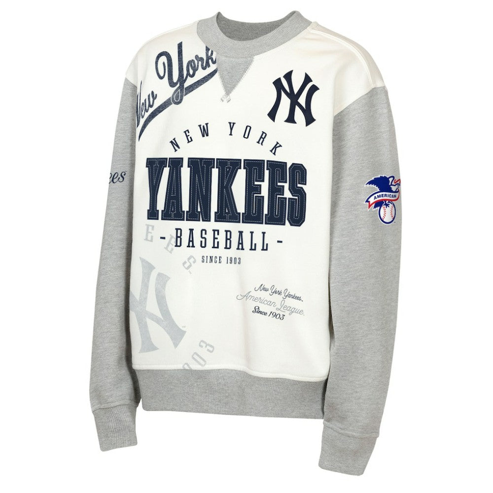 New York Yankees Outerstuff Youth Big League Power Hit Fleece Sweatshirt for sale