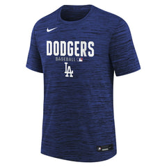 Los Angeles Dodgers Nike Youth Authentic Collection Velocity Dri-FIT T-Shirt Discount