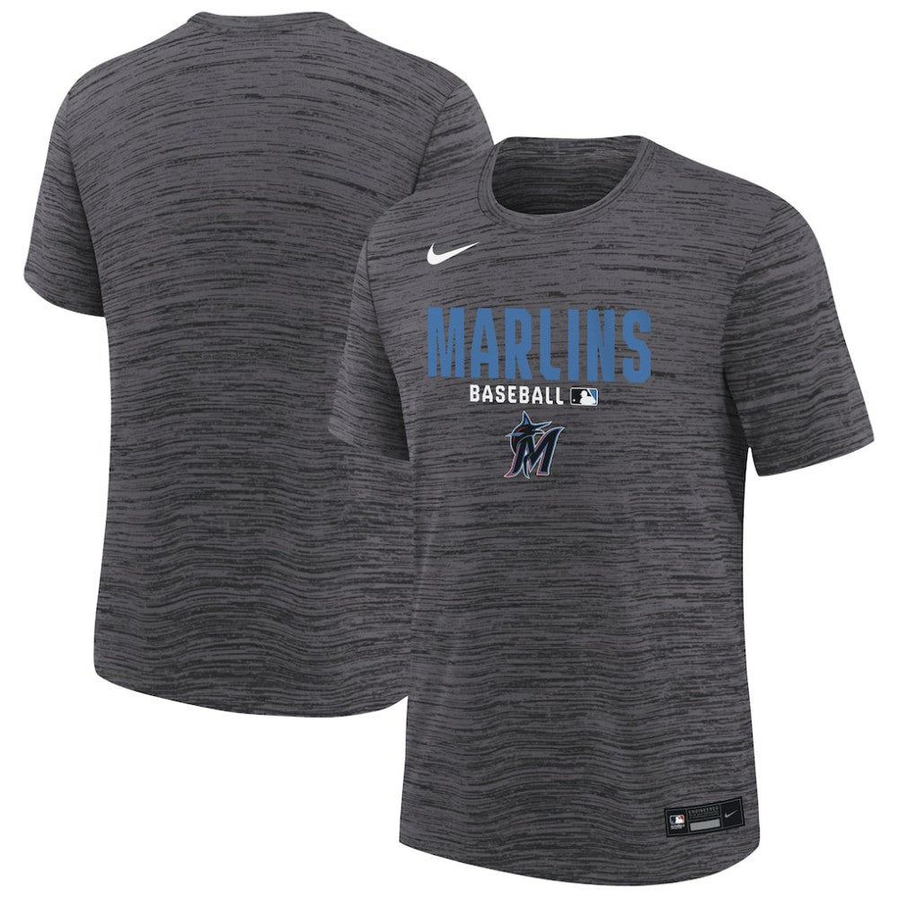 Miami Marlins Nike Youth Authentic Collection Velocity Dri-FIT T-Shirt Online