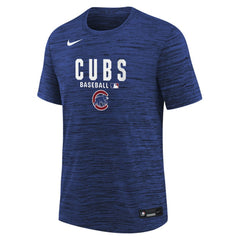 Chicago Cubs Nike Youth Authentic Collection Velocity Dri-FIT T-Shirt Outlet