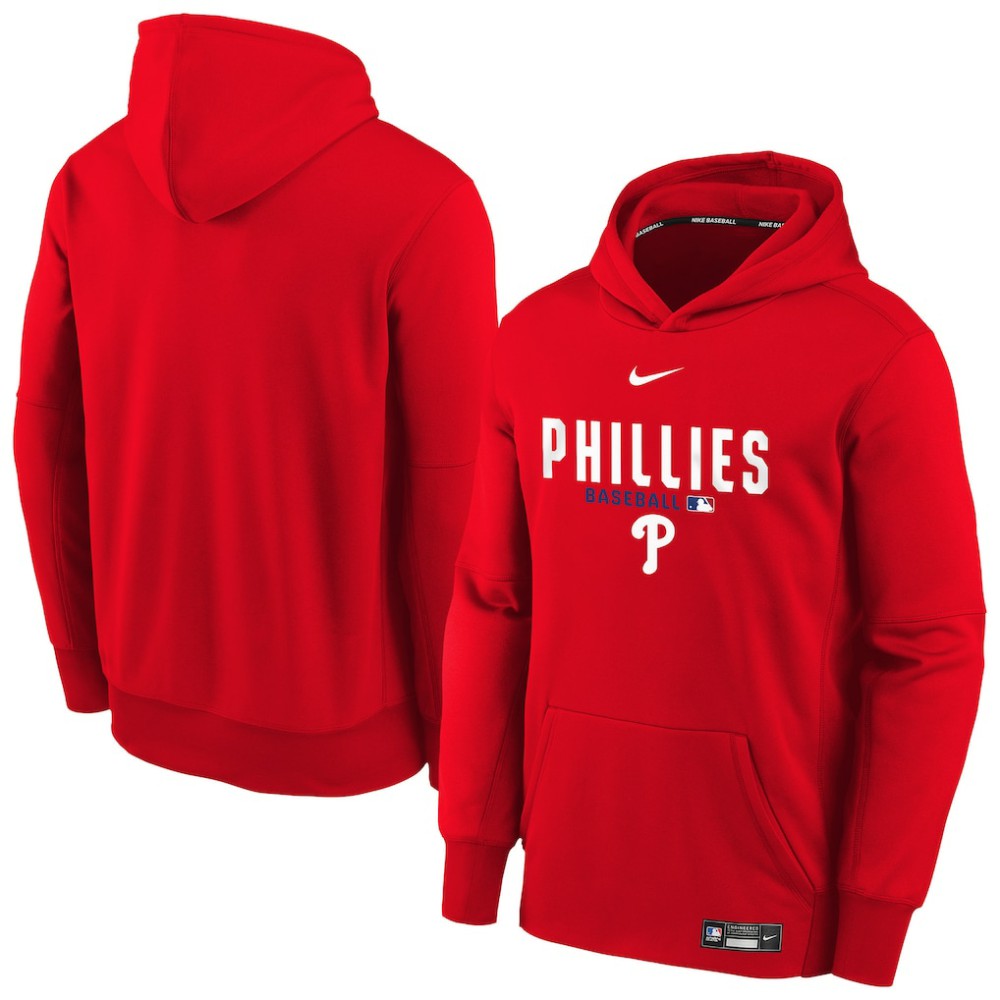 Philadelphia Phillies Nike Youth Authentic Collection Therma-FIT Hoodie Sale