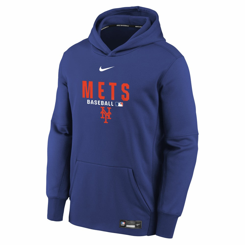 New York Mets Nike Youth Authentic Collection Therma-FIT Hoodie Discount