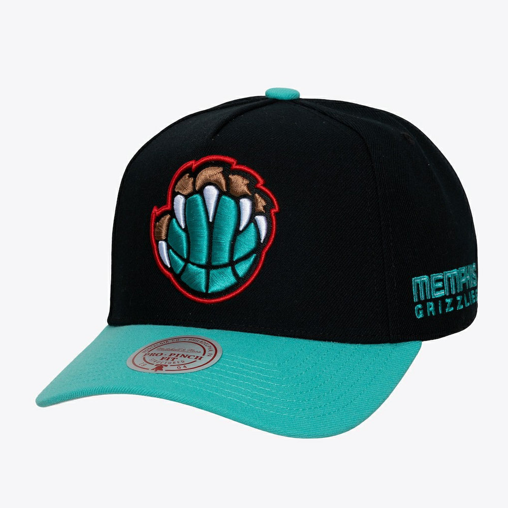 Mitchell & Ness Memphis Grizzlies Hardwood Classics Legendary Away Pro-Pinch Adjustable Hat Black