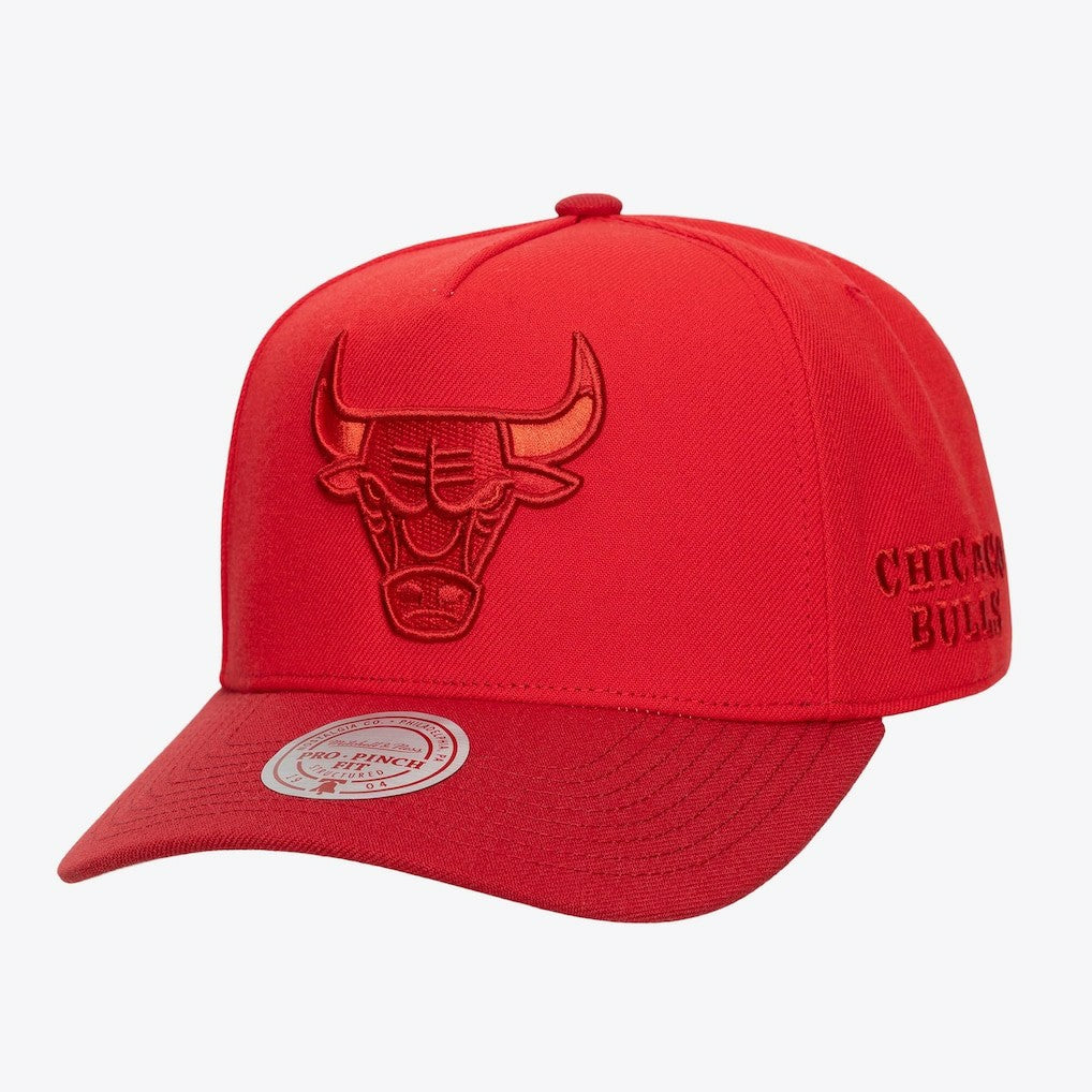 Mitchell & Ness Chicago Bulls Legendary Home Pro Pinch Snapback Hat Red