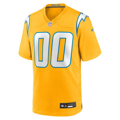 Los Angeles Chargers Alternate Charger Power Game Custom Jersey - Gold - Nike