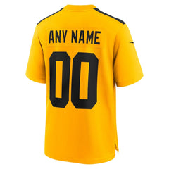 Pittsburgh Steelers Alternate 1933 Throwback Game Custom Jersey - Gold - Nike