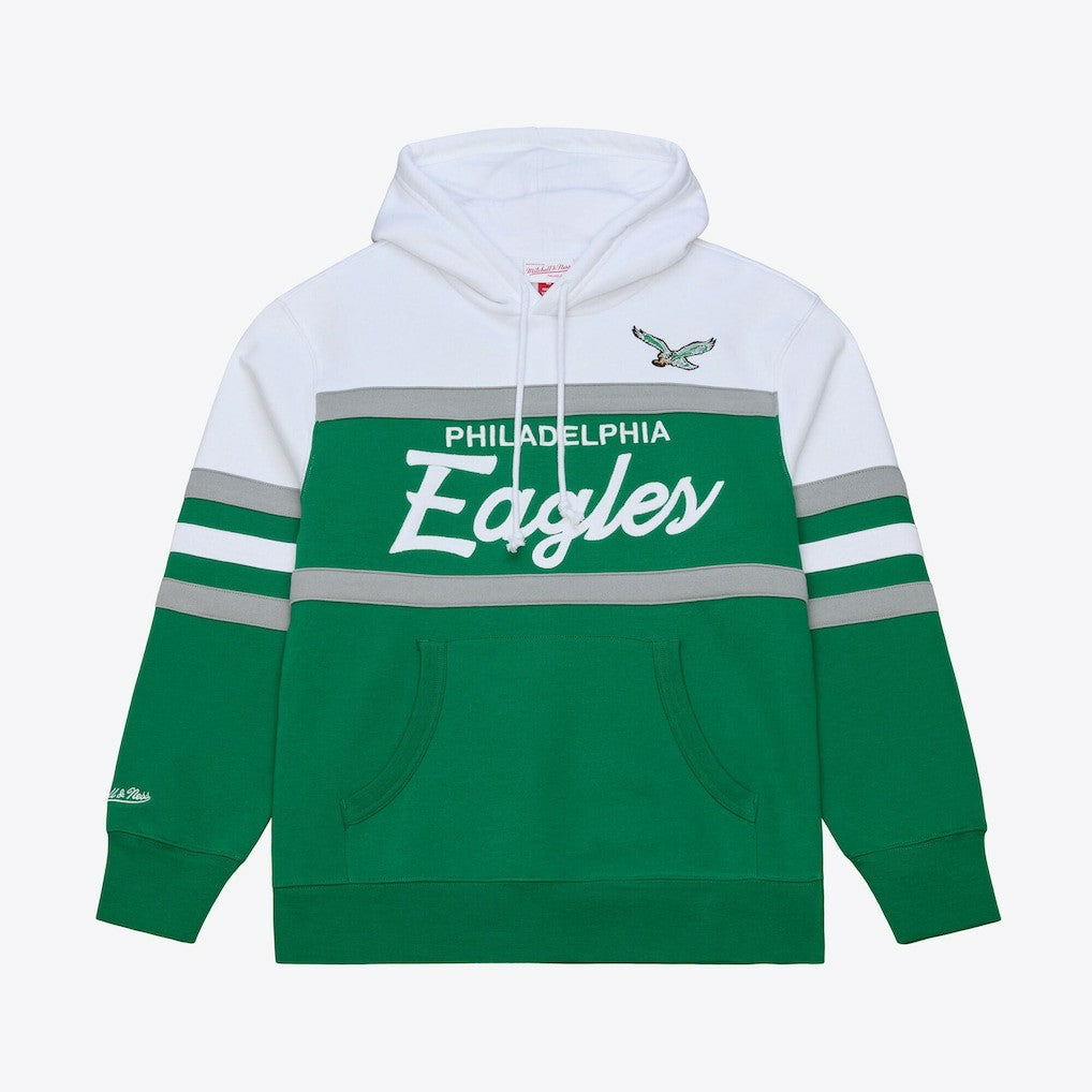 Philadelphia Eagles Head Coach Hoodie - Kelly Green - Mitchell & Ness