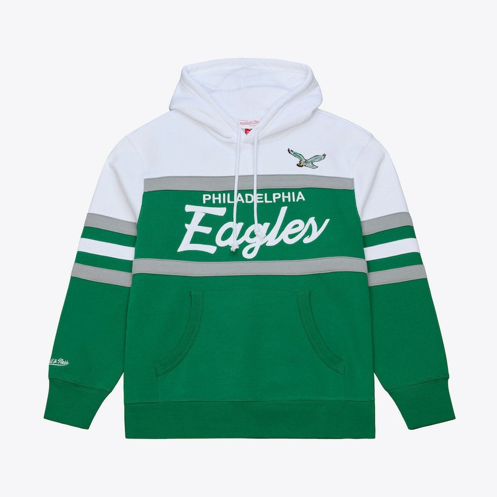 Philadelphia Eagles Head Coach Hoodie - Kelly Green - Mitchell & Ness
