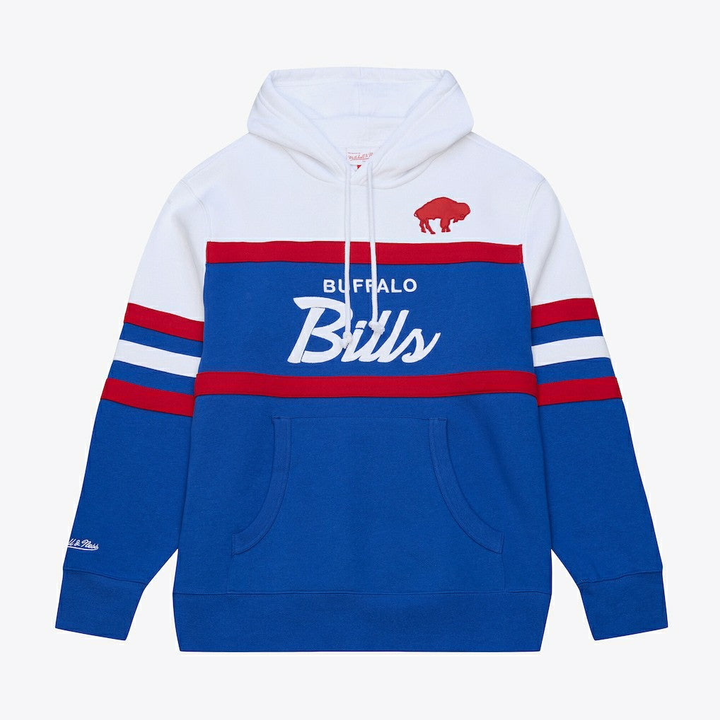 Buffalo Bills Head Coach Hoodie - Royal - Mitchell & Ness