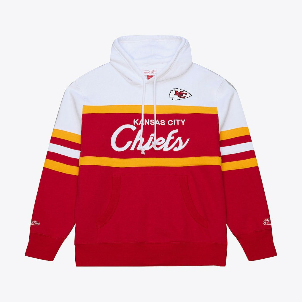 Kansas City Chiefs Head Coach Hoodie - Red - Mitchell & Ness
