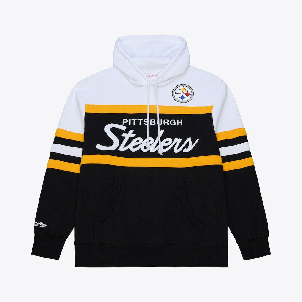 Pittsburgh Steelers Head Coach Hoodie - Black - Mitchell & Ness
