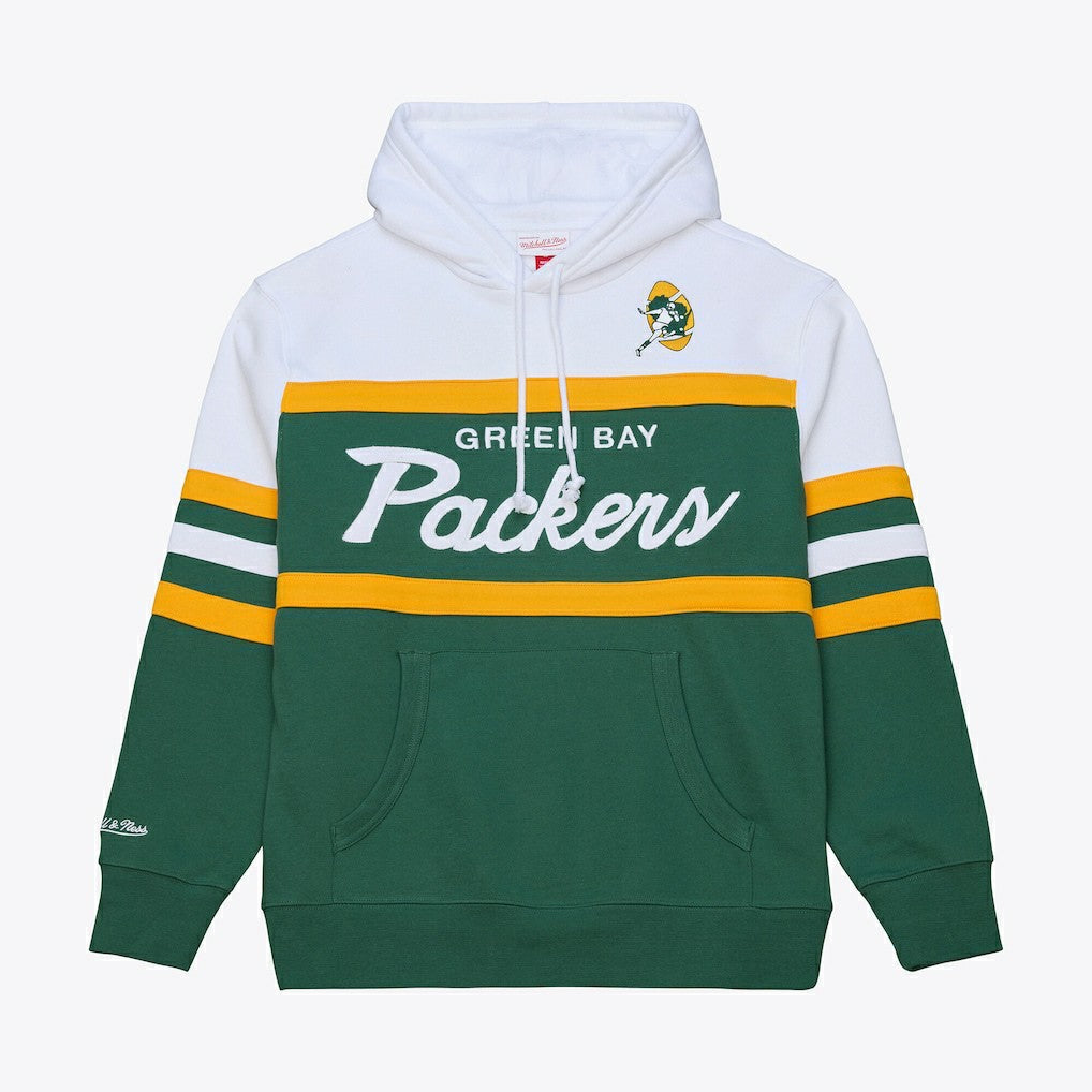 Green Bay Packers Head Coach Hoodie - Green - Mitchell & Ness