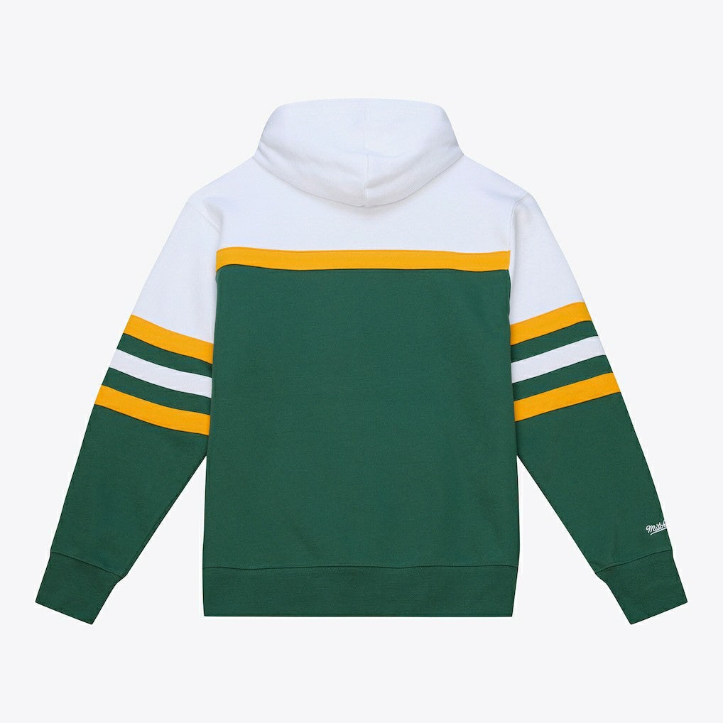 Green Bay Packers Head Coach Hoodie - Green - Mitchell & Ness