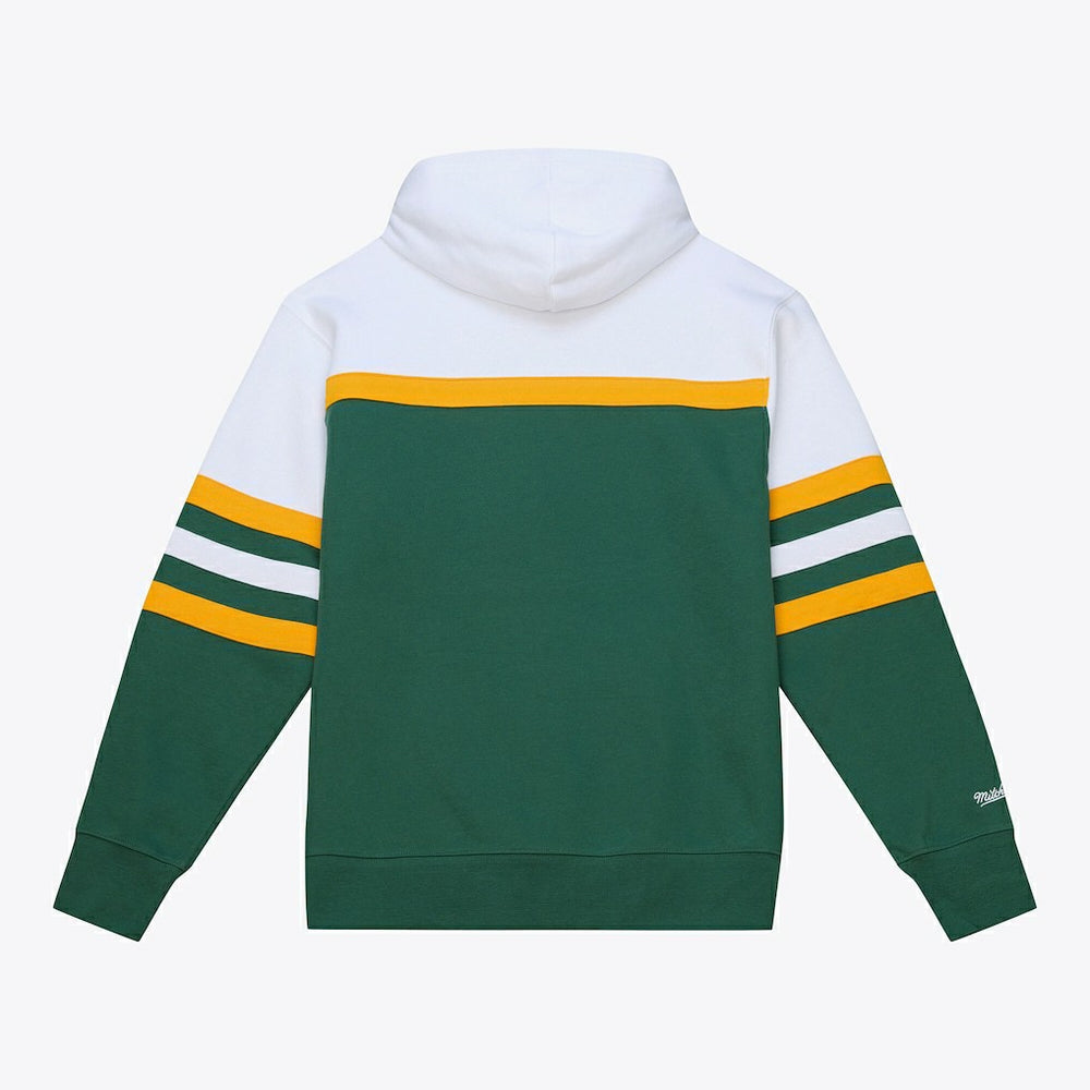 Green Bay Packers Head Coach Hoodie - Green - Mitchell & Ness