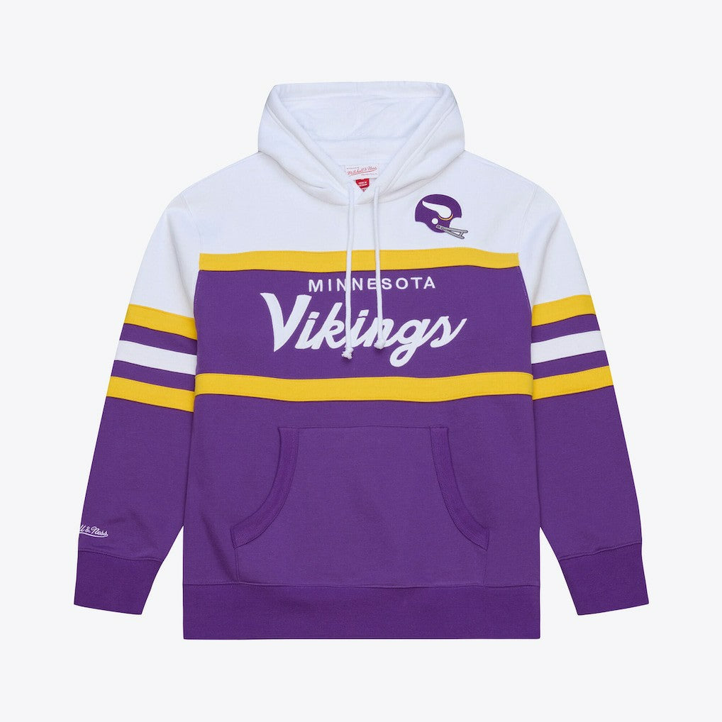 Minnesota Vikings Head Coach Hoodie - Purple - Mitchell & Ness