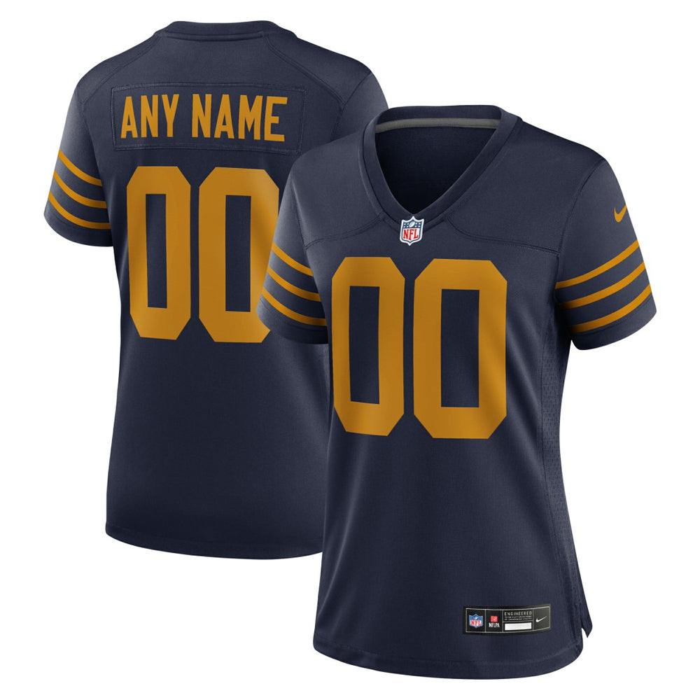Green Bay Packers Women's The 1923 Classic Game Custom Jersey - Navy - Nike