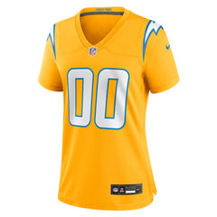 Los Angeles Chargers Women's Alternate Charger Power Game Custom Jersey - Gold - Nike