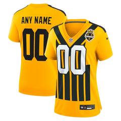 Pittsburgh Steelers Women's Alternate 1933 Throwback Game Custom Jersey - Gold - Nike