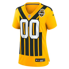 Pittsburgh Steelers Women's Alternate 1933 Throwback Game Custom Jersey - Gold - Nike