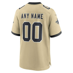 New Orleans Saints Youth Gameday Golds Alternate Custom Game Jersey - Gold - Nike