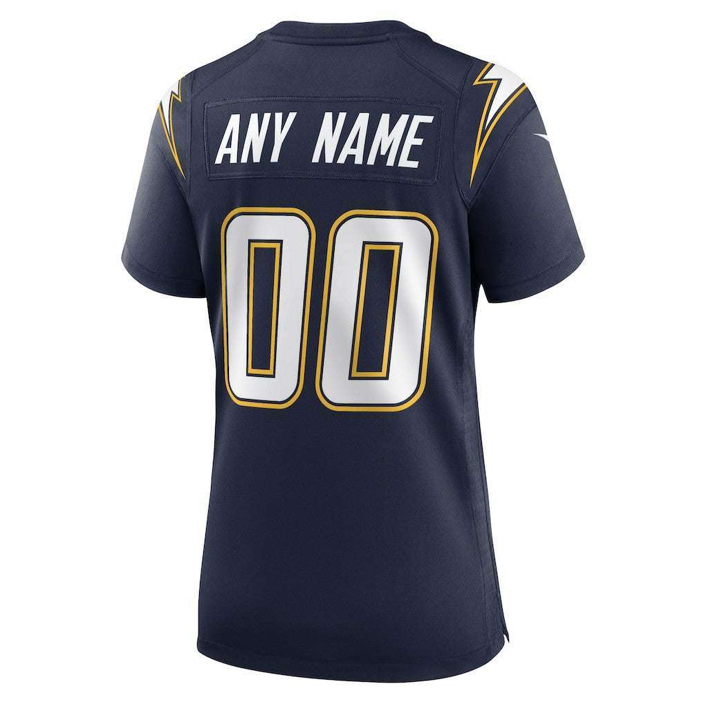 Los Angeles Chargers Women's Alternate Super Chargers Game Custom Jersey - Navy - Nike