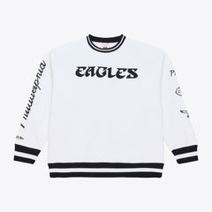 Philadelphia Eagles Arctic Fleece Sweatshirt - White - Mitchell & Ness