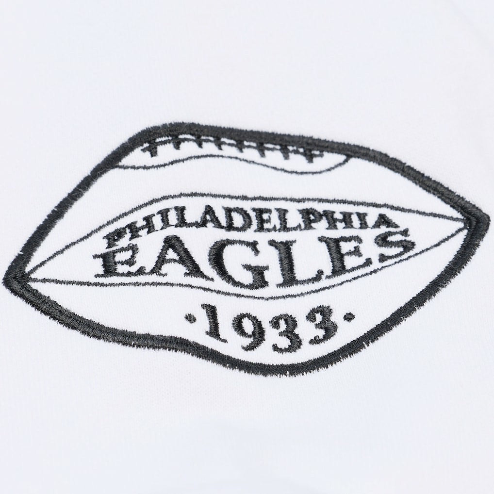 Philadelphia Eagles Arctic Fleece Sweatshirt - White - Mitchell & Ness
