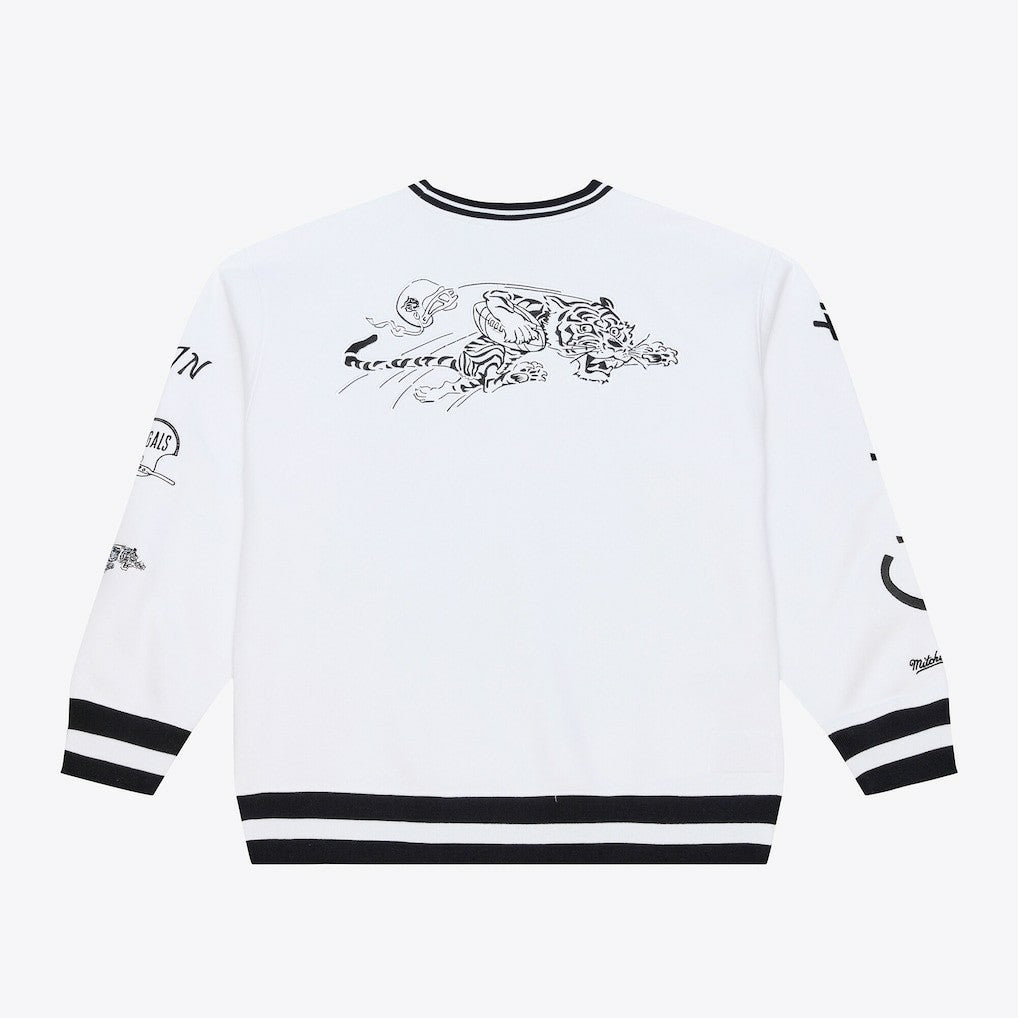 Cincinnati Bengals Arctic Fleece Sweatshirt - White - Mitchell & Ness