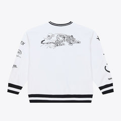 Cincinnati Bengals Arctic Fleece Sweatshirt - White - Mitchell & Ness