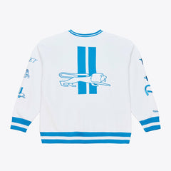 Detroit Lions Arctic Fleece Sweatshirt - White - Mitchell & Ness