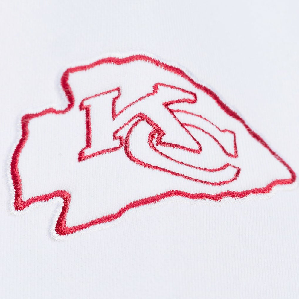 Kansas City Chiefs Arctic Fleece Sweatshirt - White - Mitchell & Ness