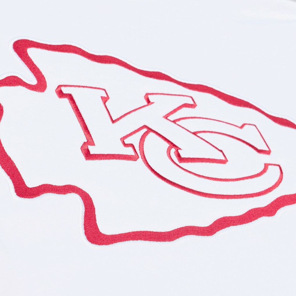 Kansas City Chiefs Arctic Fleece Sweatshirt - White - Mitchell & Ness
