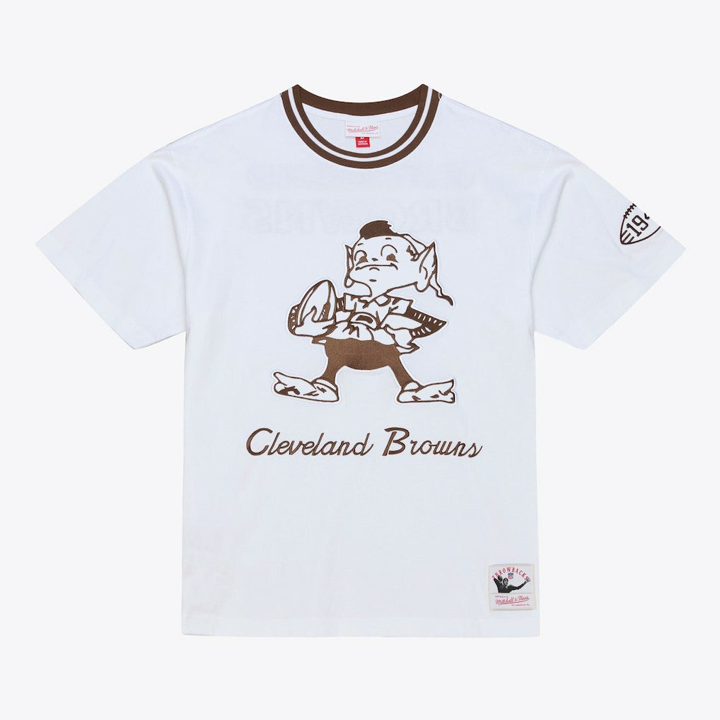 Cleveland Browns Arctic T-Shirt - White - Mitchell & Ness