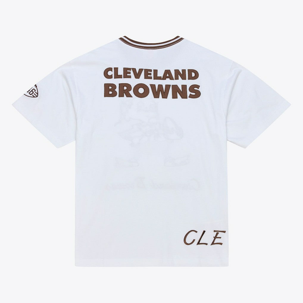 Cleveland Browns Arctic T-Shirt - White - Mitchell & Ness