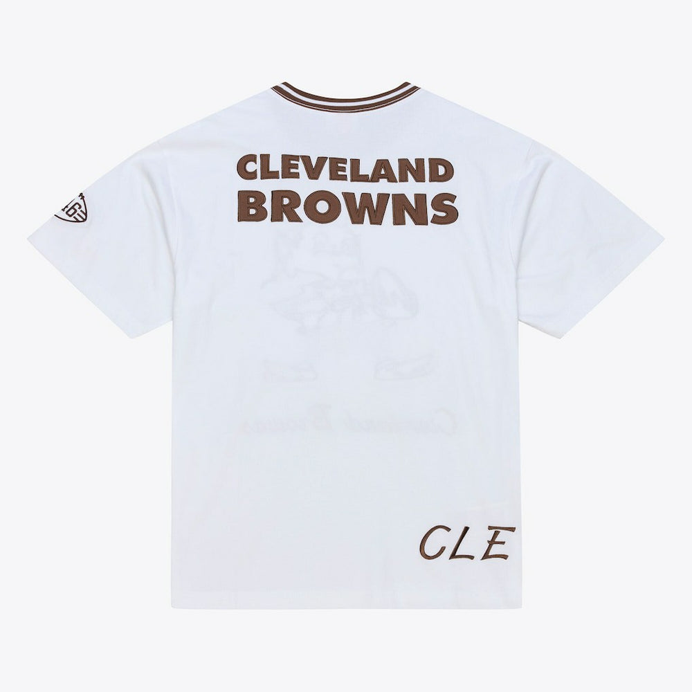 Cleveland Browns Arctic T-Shirt - White - Mitchell & Ness